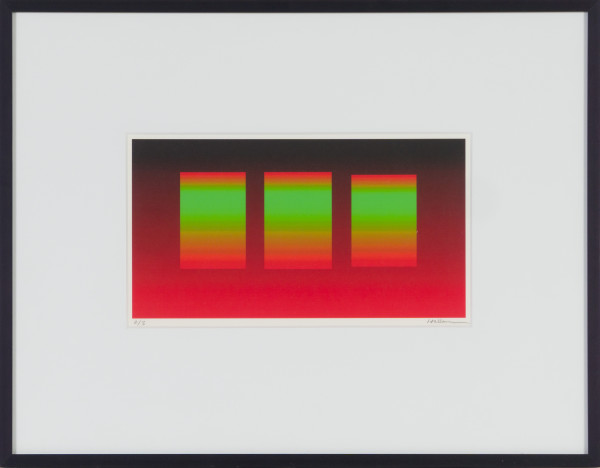 Three Red Hot Rectangles by Beverly Hallam