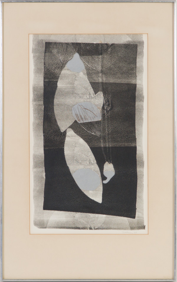 Solomon’s Seal, Silver, Black, Brown Scratch by Beverly Hallam
