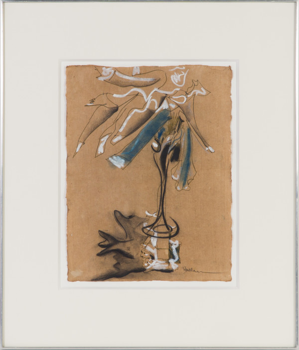 Blue with White Fun by Beverly Hallam