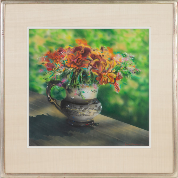 Stonecrop Bouquet in Lusterware by Beverly Hallam