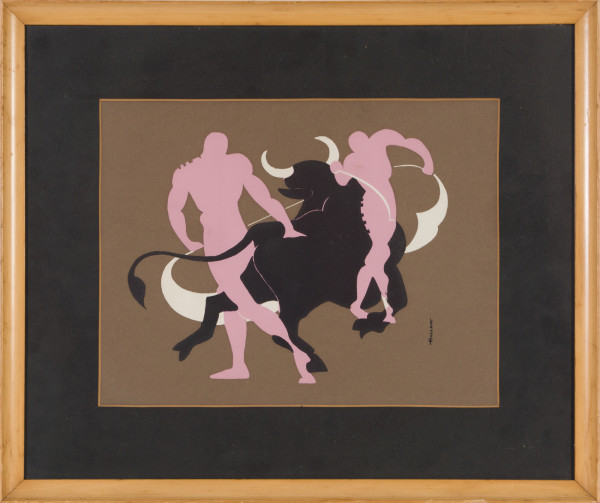 Bull Fight by Beverly Hallam