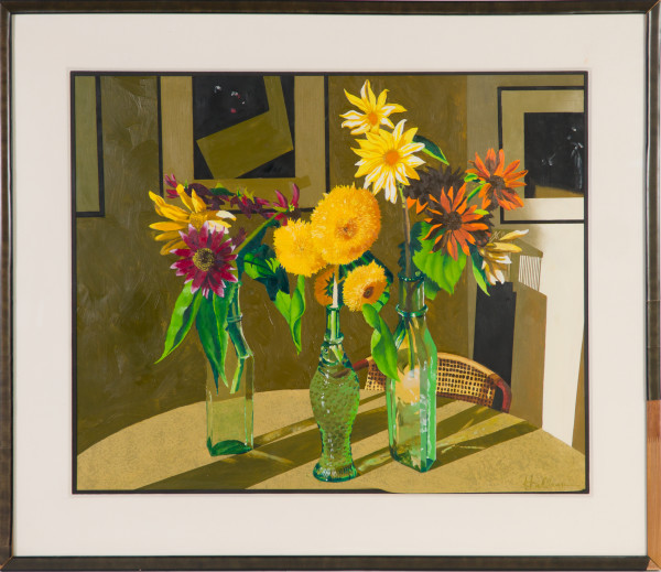 Gurdon's Sunflowers by Beverly Hallam