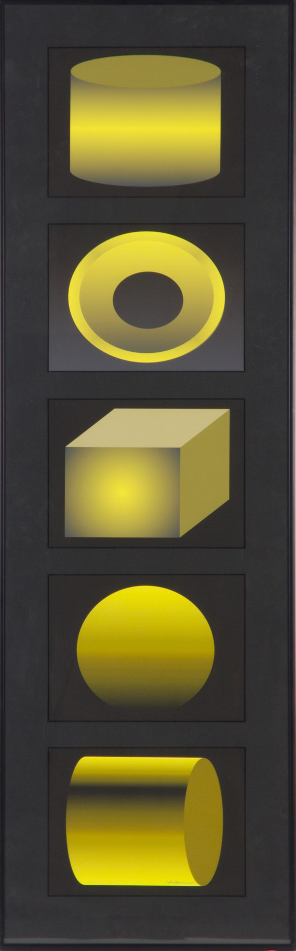 Five Geometrics by Beverly Hallam