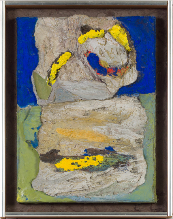 First Cast Stone Rock Relief by Beverly Hallam