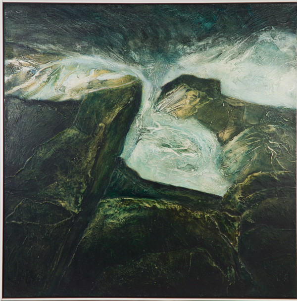 Surf at Bald Head (Left Side) by Beverly Hallam