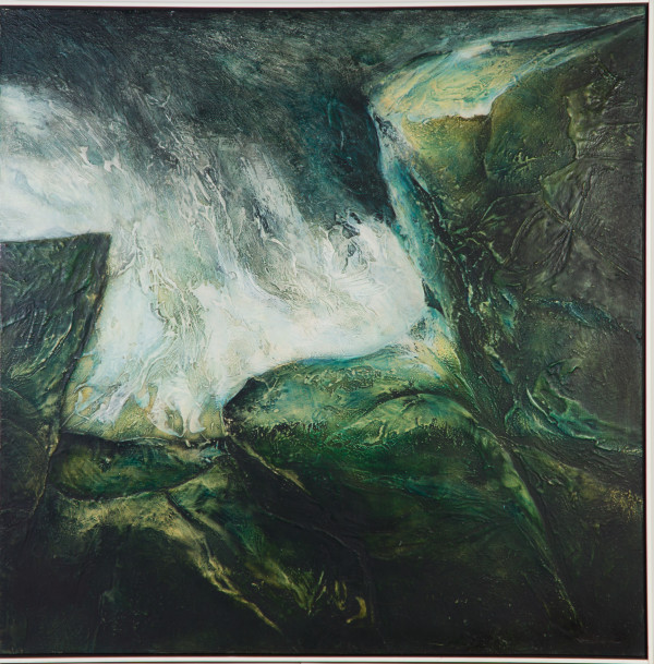 Surf at Bald Head (Right Side) by Beverly Hallam