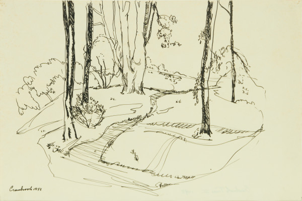 Cranbrook Trees II by Beverly Hallam
