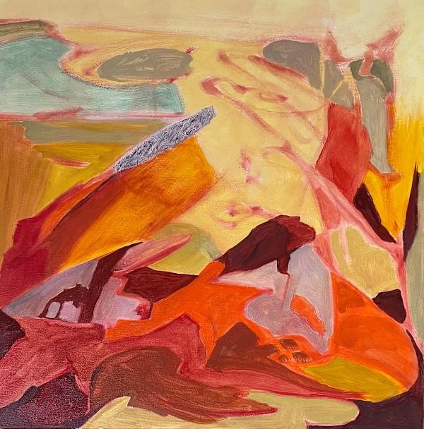 Travelling in the outback (unframed) by Suellen Tomkins, Image 1.