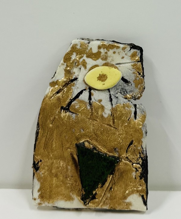 Ceramic amulet i by Jeni Johnson