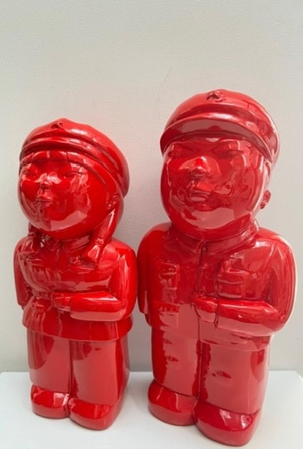 Soldier Boy and Girl (5/8) by Guo Qipeng