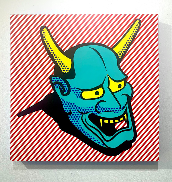 Lichtenstein Style - Hannya Mask by Joe Suzuki