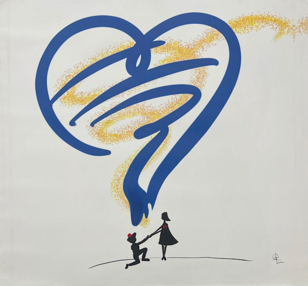 You and Me Forever (unstretched) by Antoinette Rozan
