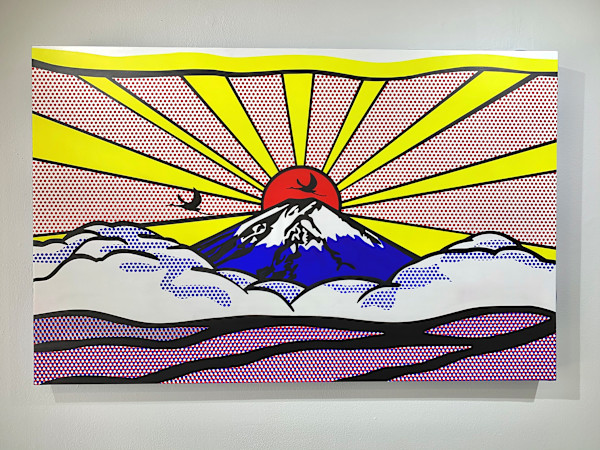 Lichtenstein Style - Mt. Fuji by Joe Suzuki