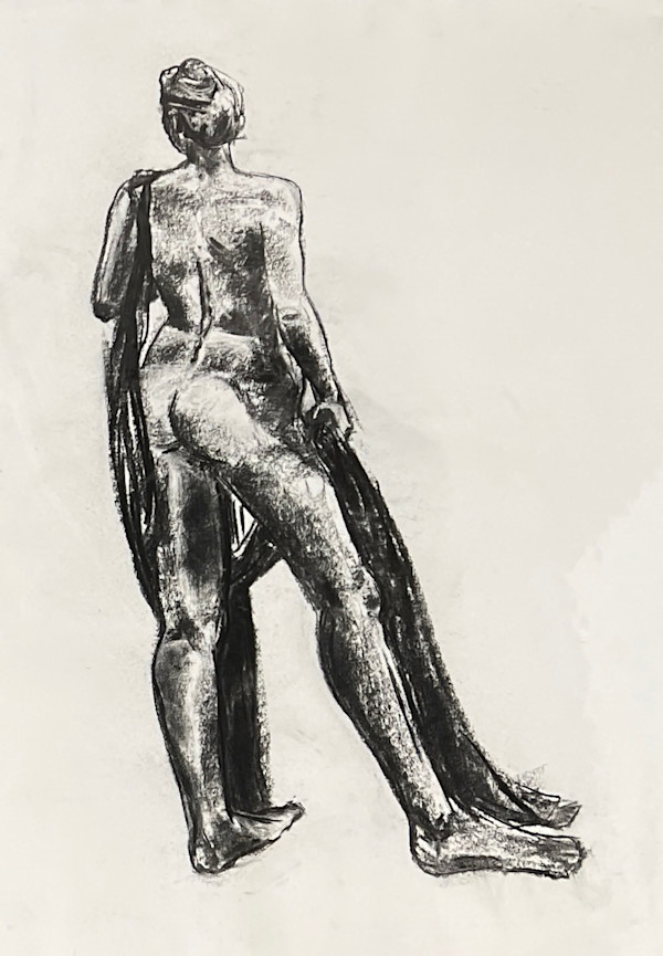Svetlana Standing with Drapery by Lori Morrell Whitaker, Image 19.