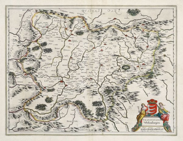 Transylvania, Amsterdam,  (2nd pcs) by Willem Janszoon Blaeu