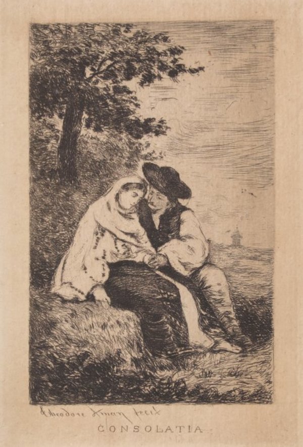 The Consolation by Theodor Aman