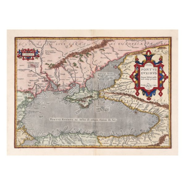 Black Sea, Orbis Terrarum edition, Antwerp by Abraham Ortelius