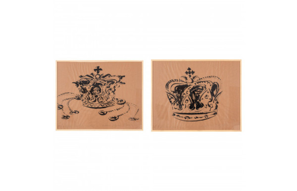 The Royal Crown; Queen Maria's Crown - Diptych (Coroana Regală; Coroana Reginei Maria - Diptic)* by Mircea Cantor