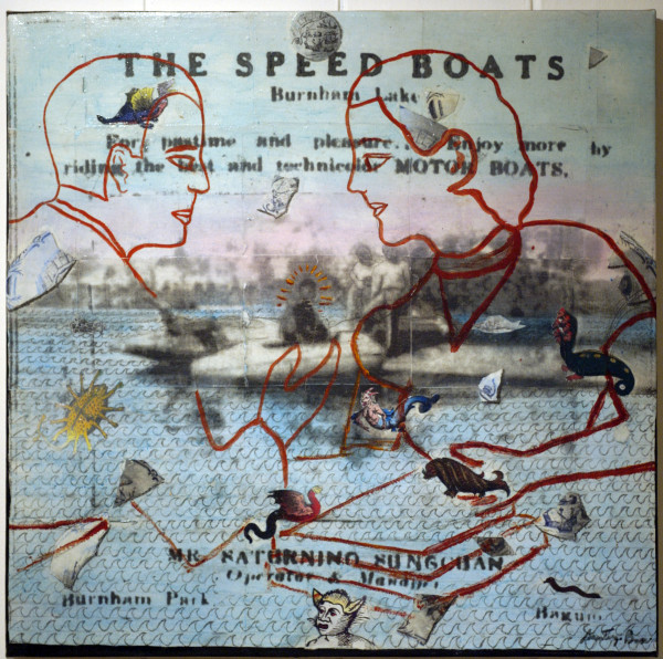 Man in a Boat, Burnham Lake by Santiago Bose