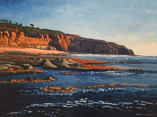 Looking South Sunset Cliffs by Stuart Burton