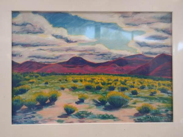 Purple Mt. Yellow Grass by Stuart Burton