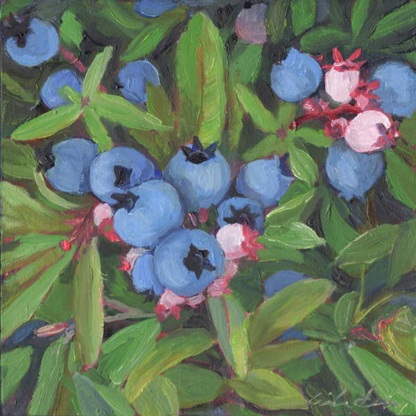 Blueberry Patch by Linda Deming