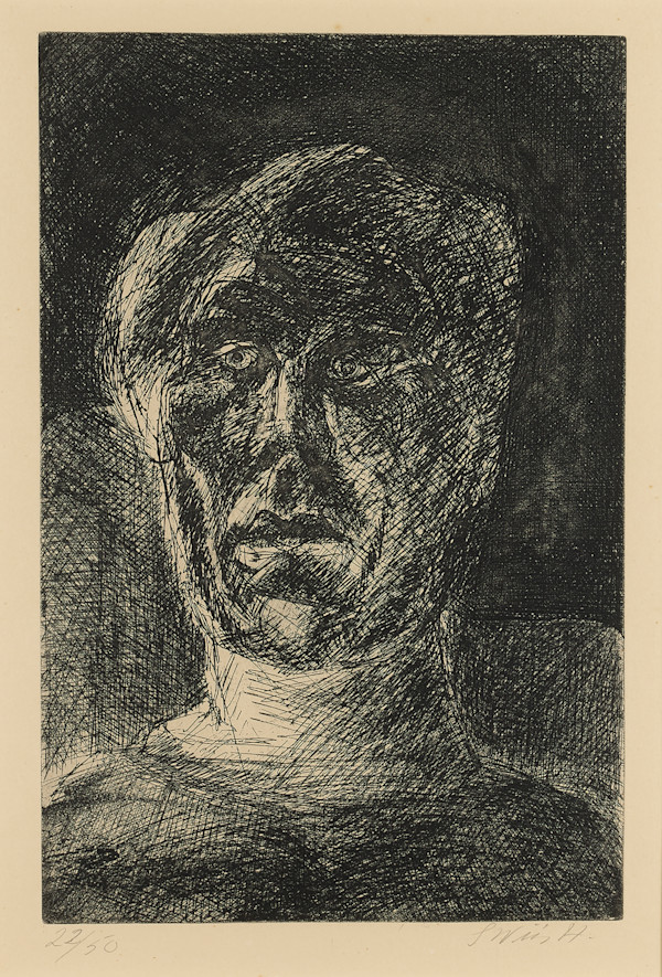 Selvportræt by Svend Wiig Hansen