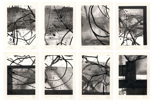 Along the way #1-8 - Series by Aga Koch