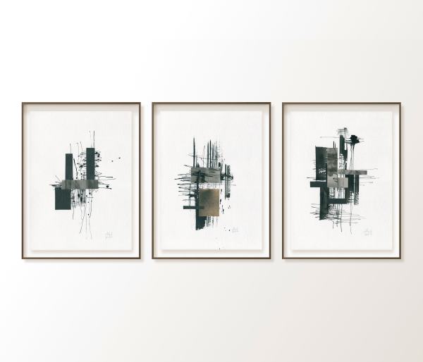Raw Series # 4-6 by Aga Koch