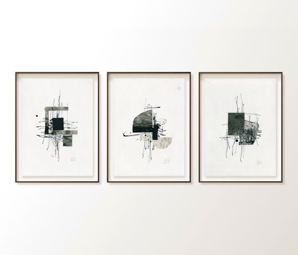 Raw Series # 1-3 by Aga Koch