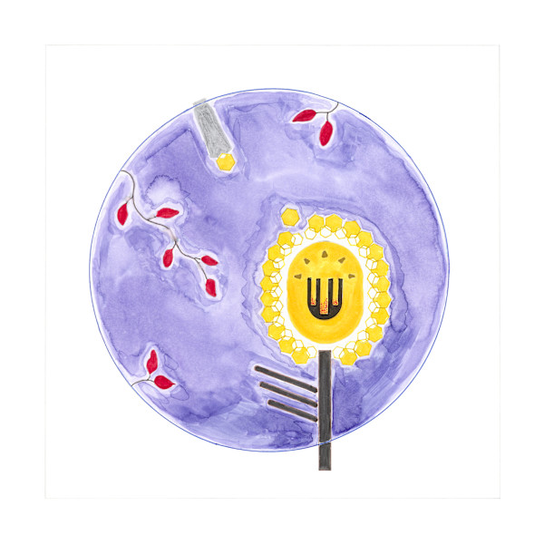 106 Impossible flower in yellow by Timothy Ray Horn