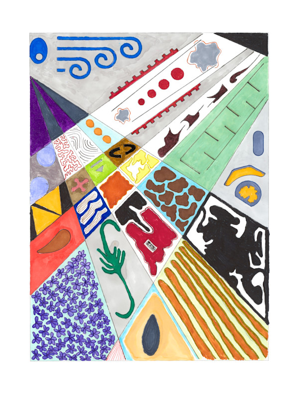 134 Abstract  geometry by Timothy Ray Horn