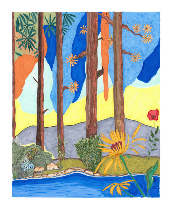14 Abstract Landscape 4 by Timothy Ray Horn