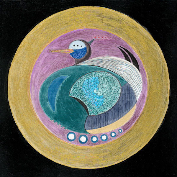 27 Teal Plate by Timothy Ray Horn