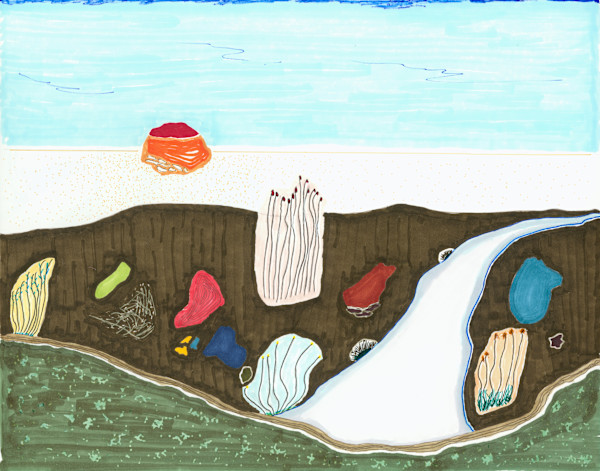 40 abstract landscape by Timothy Ray Horn