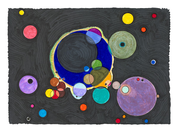 5 Cosmic Orbs by Timothy Ray Horn