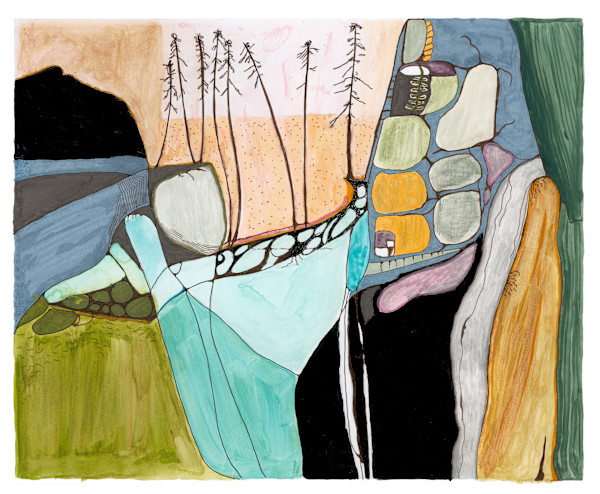 62 Abstract landscape impressionist by Timothy Ray Horn