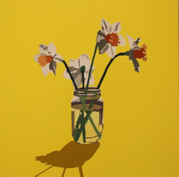 34 Flower Painting by Lori Larusso