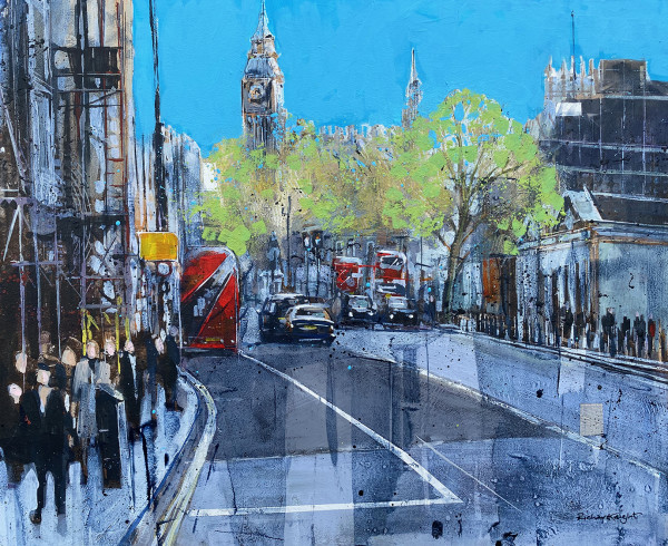 Whitehall buses by Richard Knight