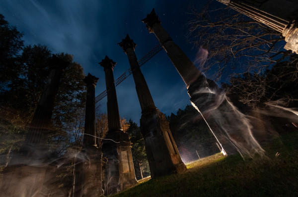 Windsor Ruins at Night - Claiborne County, Mississippi by Will Jacks