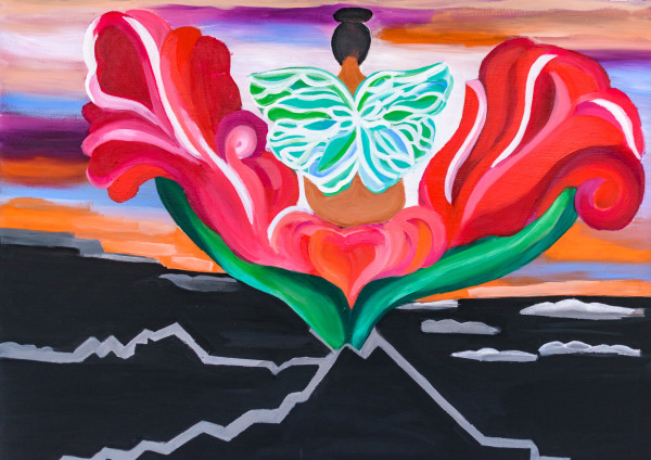 The Rose That Grew With Wings by Chanel Yvonne