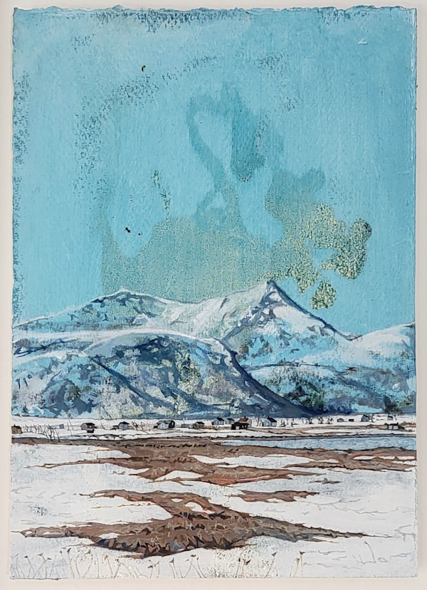 North Expanse Behind Mountains by Ann Quinn
