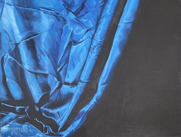 Black Satin in Blue Light, Cill Railaig No. I by Alysson Keehan