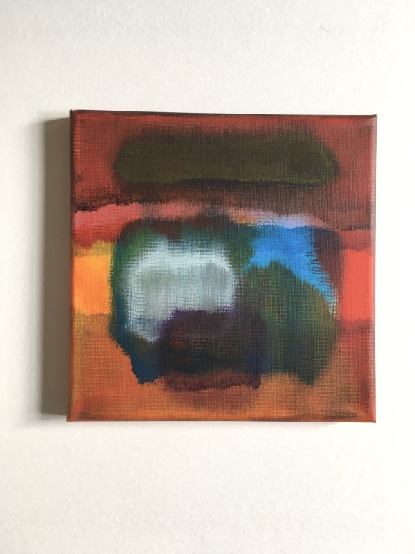 untitled (layers on orange) by Martine van Bijlert