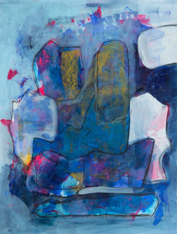 untitled (held in blue) by Martine van Bijlert
