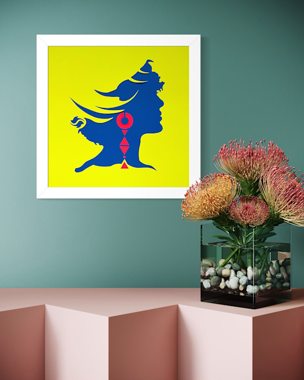 Dame on Dock (Yellow) by Jessey Jansen