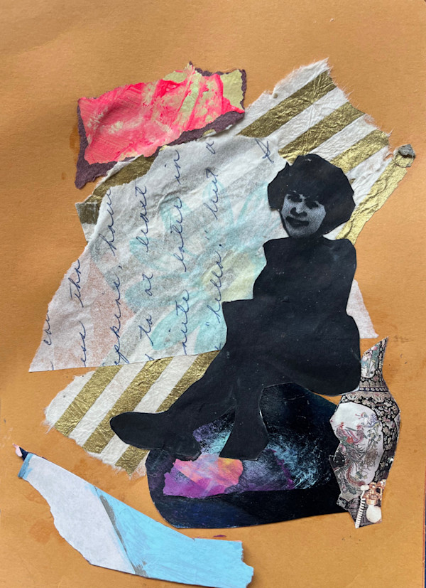 Mountain Vessel Collage by Hilary Greenstein