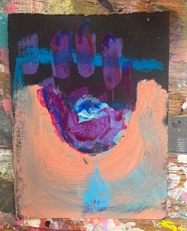 Floating Hamsa by Hilary Greenstein