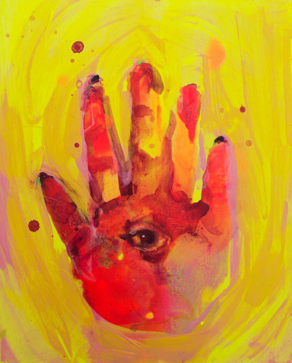 Hamsa 1 by Hilary Greenstein