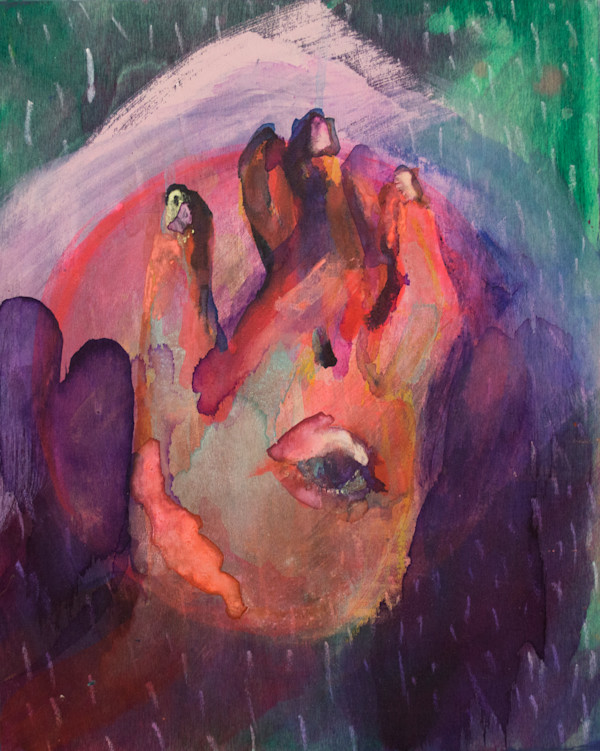 Hamsa 4 by Hilary Greenstein